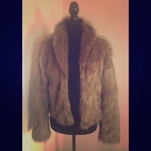 NWOT Abercrombie & Fitch Faux Fur Jacket